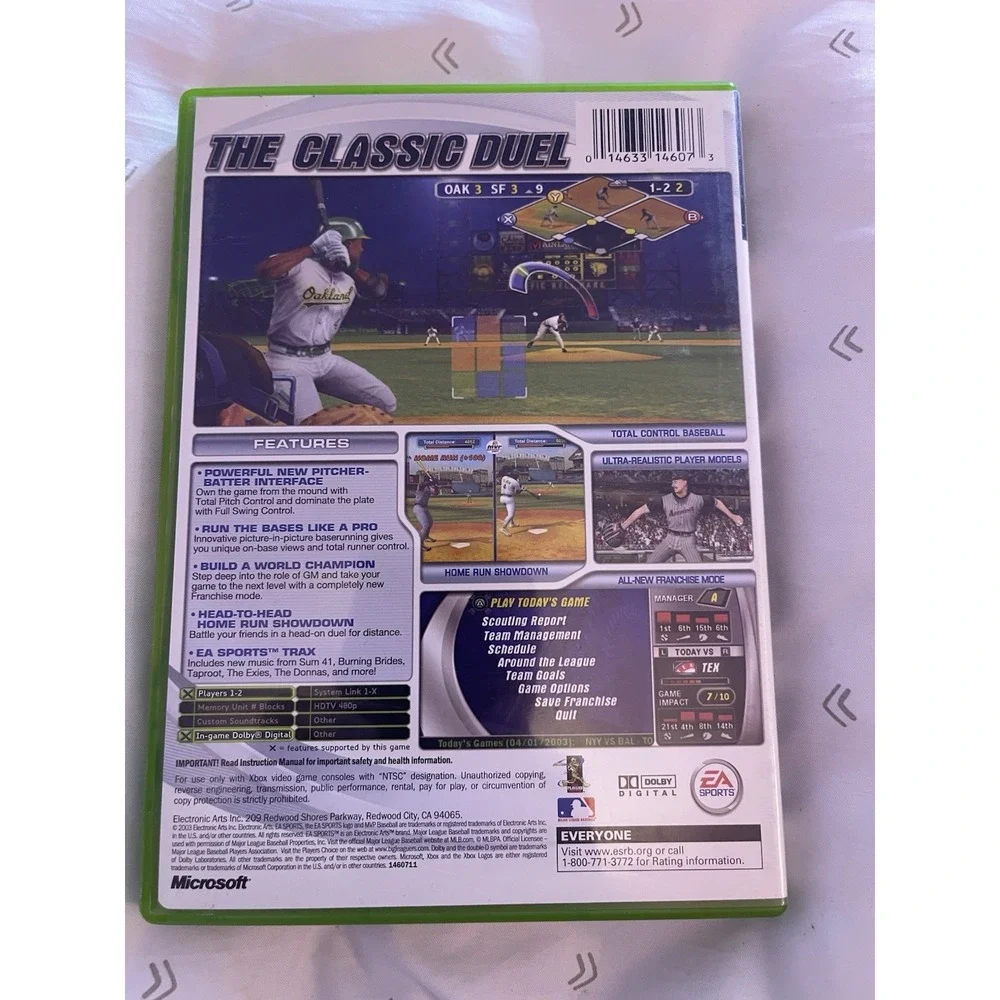 XBOX :  MVP BASEBALL‎ 2003 !!  Complete w/Manual